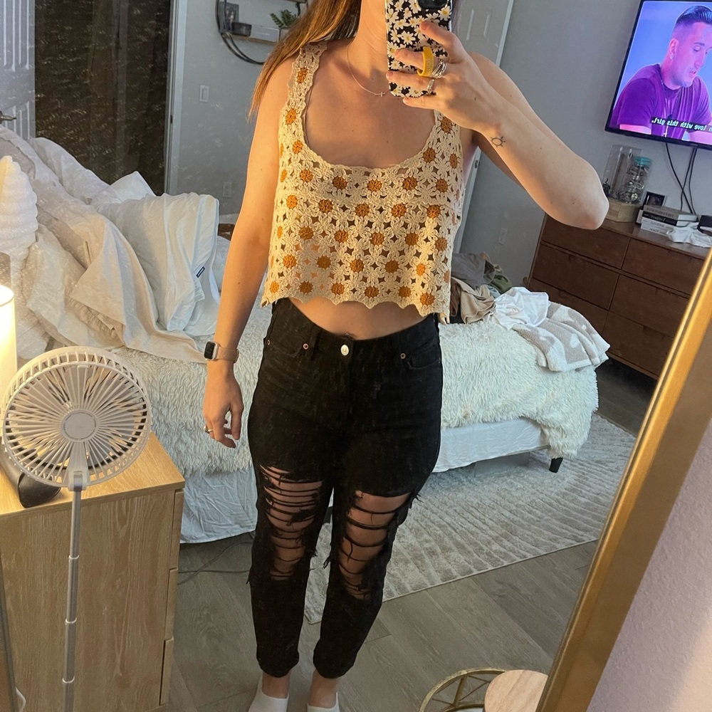 Josephine Crochet Tank Top The Post